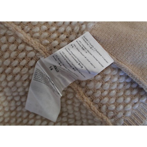 Escada Sport Mohair and Cashmere Knitted Cardigan in Ricepaper Beige Size XS - Picture 8 of 10